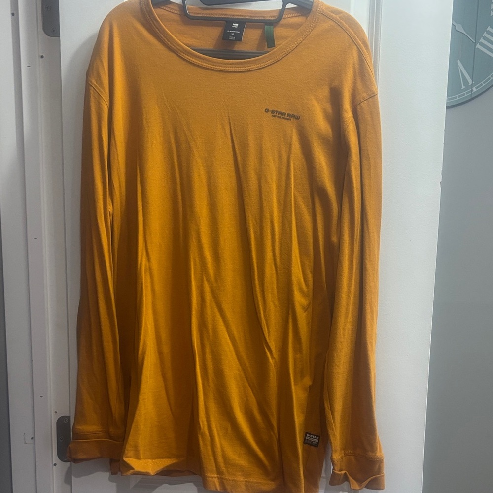 Stylish G-Star Raw Orange Long Sleeve Shirt